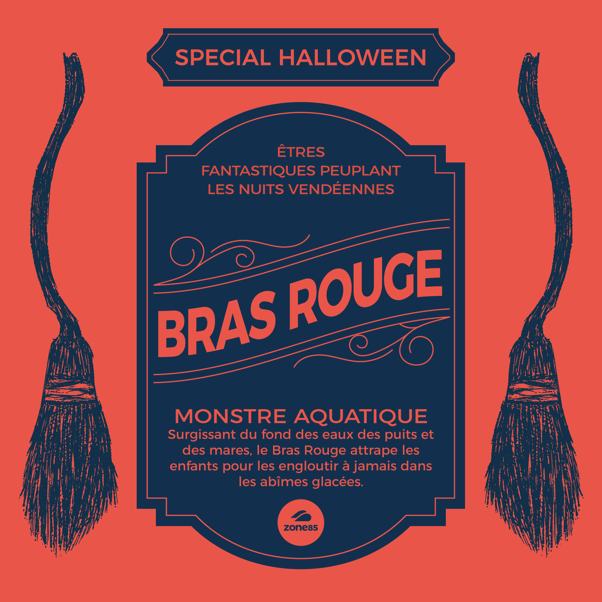 Monstre aquatique pour Halloween