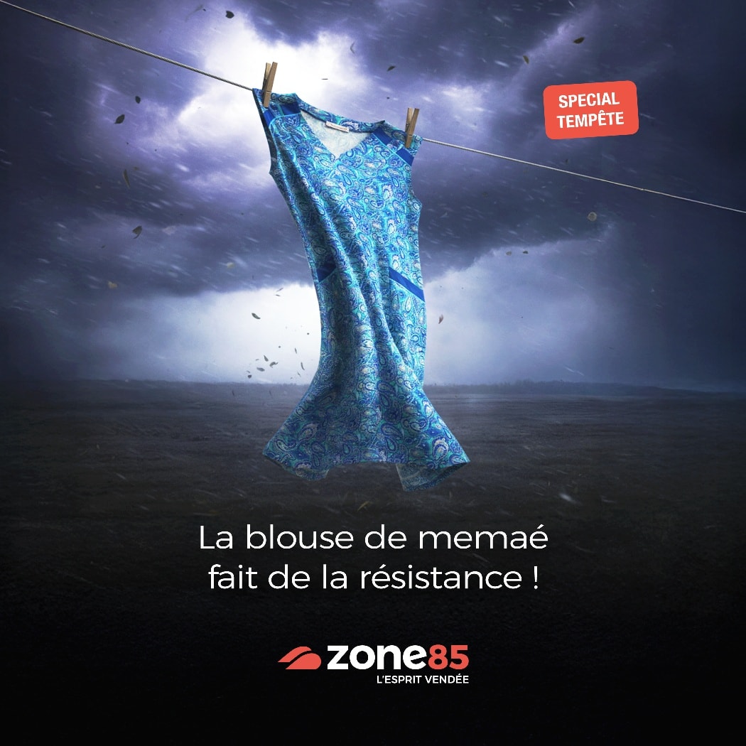 la blouse de mémé résiste à la tempête